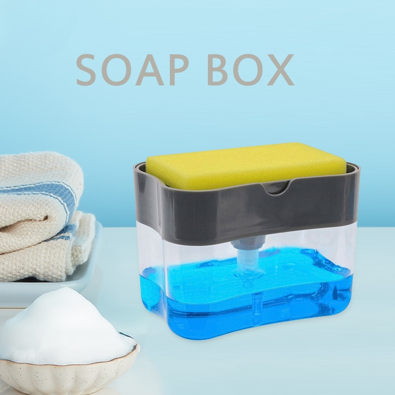 Sponge Caddy For Dish Soap And Sponge Clean Dispensador For Kitchen